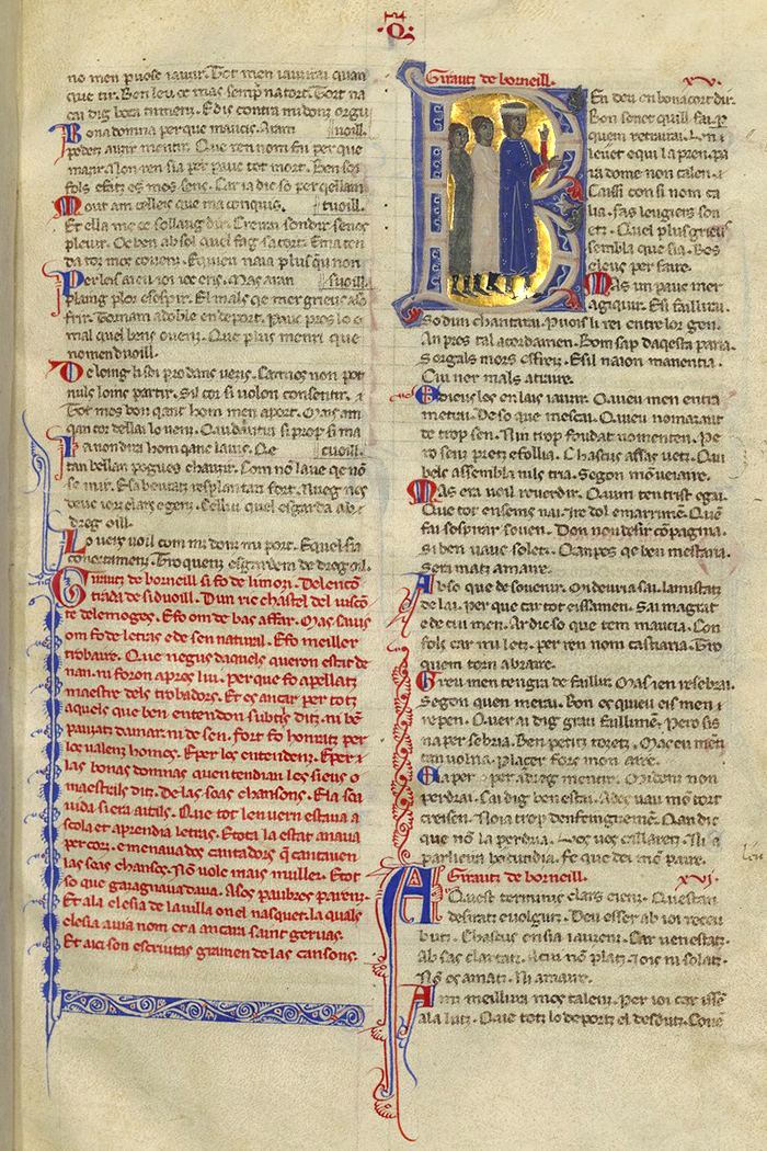 Cançoner K, f. 4r.