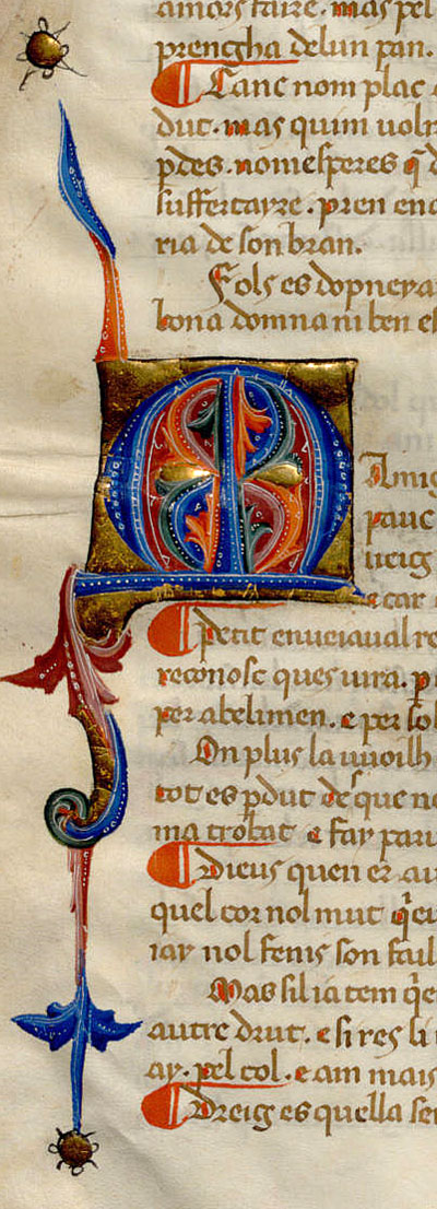 Cançoner Sg, majúscula miniada, f. 49/63v.
